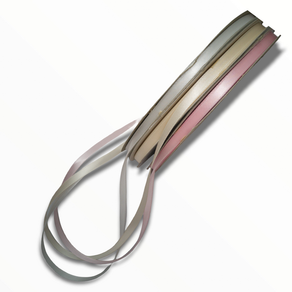 Rollo Liston 6.5mmx91m Color Satin Nylon Popotillo 5pz