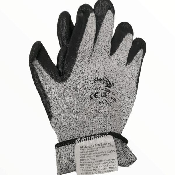 Guantes de Trabajo Anticorte Palma Poliuretano Tallas