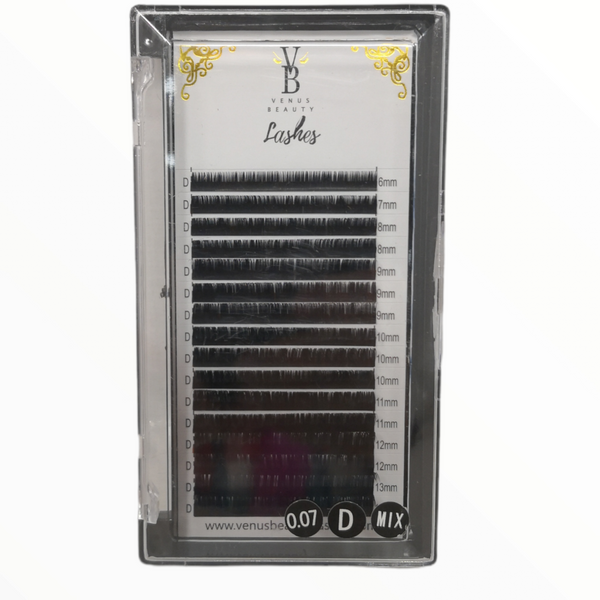 Pestañas postizas Kit Mixto 16pz Venus Beauty