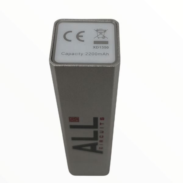 Batería de respaldo power bank all circuits 2200 mha