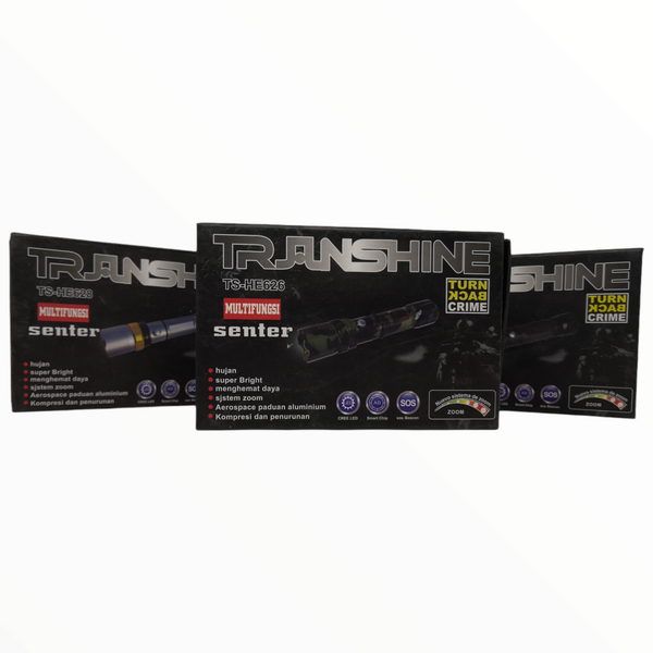 Linterna multifunción lampara Brillante recargable Transhine