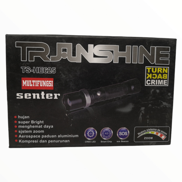 Linterna multifunción lampara Brillante recargable Transhine