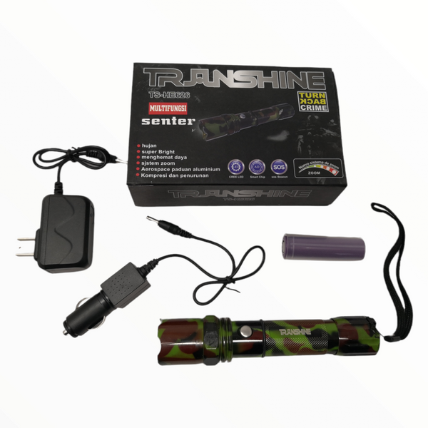 Linterna multifunción lampara Brillante recargable Transhine