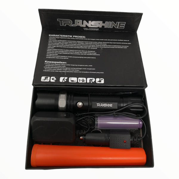 Linterna multifunción lampara Brillante recargable Transhine