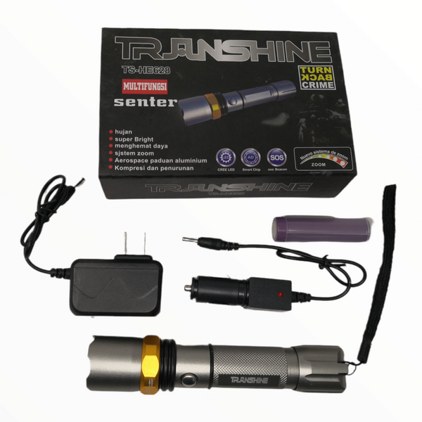 Linterna multifunción lampara Brillante recargable Transhine
