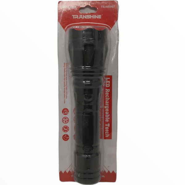 Linterna Lampara Antorcha led recargable Transhine