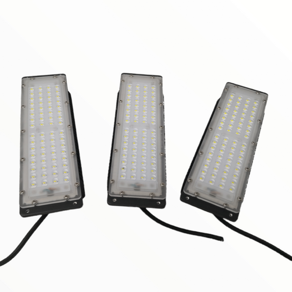 Set tres lámpara de inundación luz led
