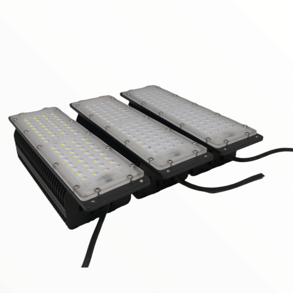 Set tres lámpara de inundación luz led