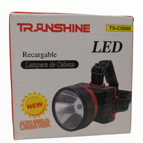 Lámpara linterna Led Recargable de Cabeza hiking senderismo