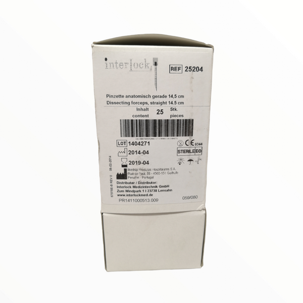 Pinza Diseccion Sin dientes Acero inox 14.5cm 25204 1pz.