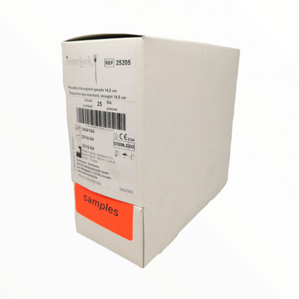 Pinza Diseccion c/diente estándar 14.5cm 25205 pack 25pz