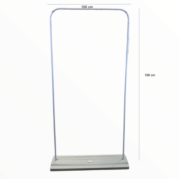 1.1 Porta Publicidad Banner Exterior Con Base Contrapeso De Agua