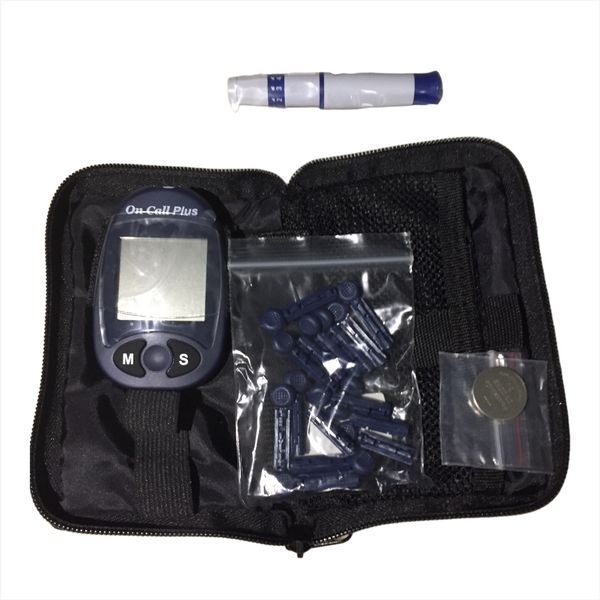 Analizador glucometro digital on call plus