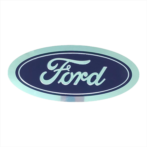 LOGOTIPO emblema ovalado automotriz PLACA marca FORD