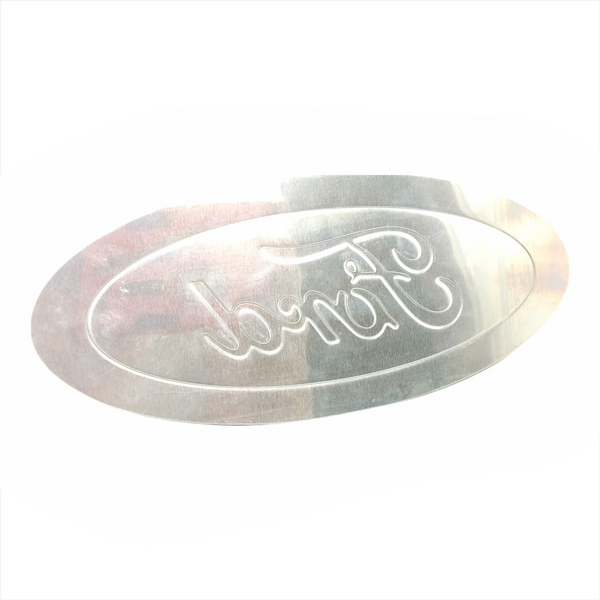 LOGOTIPO emblema ovalado automotriz PLACA marca FORD