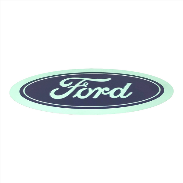 LOGOTIPO emblema ovalado automotriz PLACA marca FORD