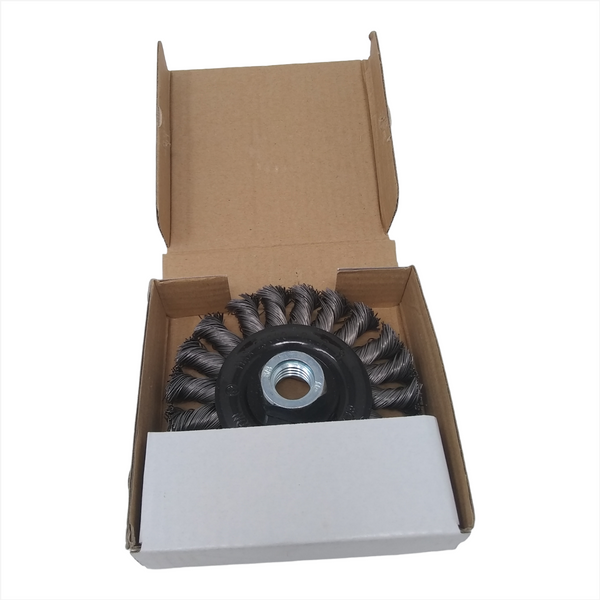 Carda Cepillo Circular 6x26x5/8 Para Esmeril Acero Al Carbon