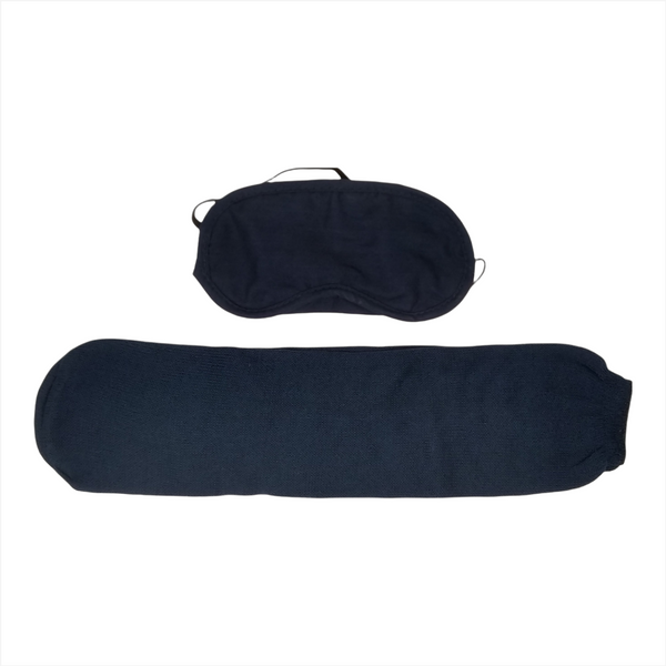 Kit Dormir Basico De Descanso Antifaz Cubreojos Un Par De Calcetin