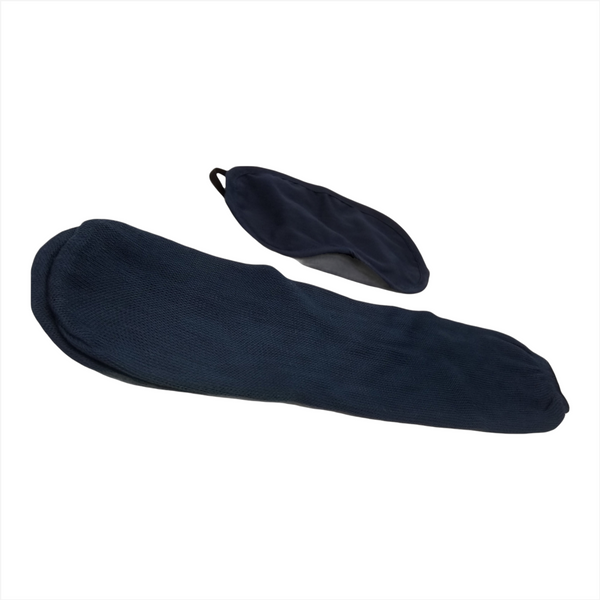 Kit Dormir Basico De Descanso Antifaz Cubreojos Un Par De Calcetin