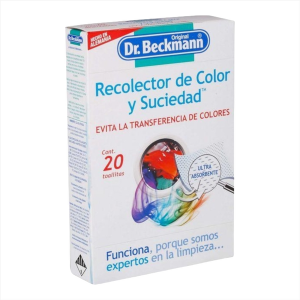 Toallas Recolectoras Color/suciedad Dr Beckmann Ropa 12 Caja