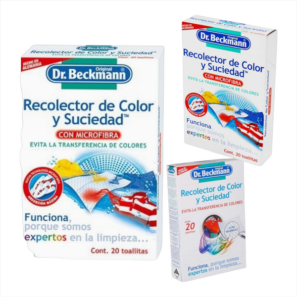 Toallas Recolectoras Color/suciedad Dr Beckmann Ropa 12 Caja