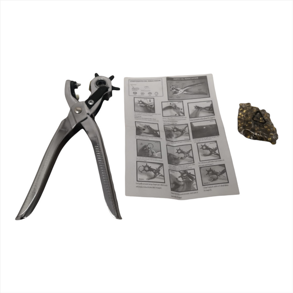 Pinza Remachadora Sacabocados C/broches
