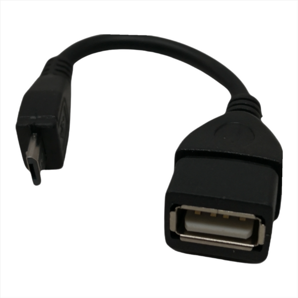 Adaptador OTG para entrada USB a micro USB