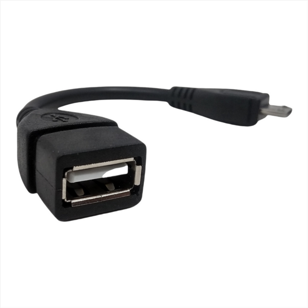Adaptador OTG para entrada USB a micro USB