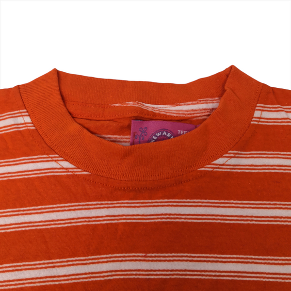 Playeras Rayadas Niño Jovenes Cuello Rendondo Manga Corta