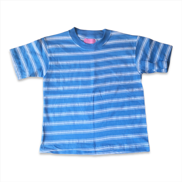 Playeras Rayadas Niño Jovenes Cuello Rendondo Manga Corta