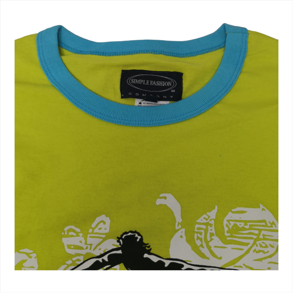 Playeras caballero cuello variado manga corta.