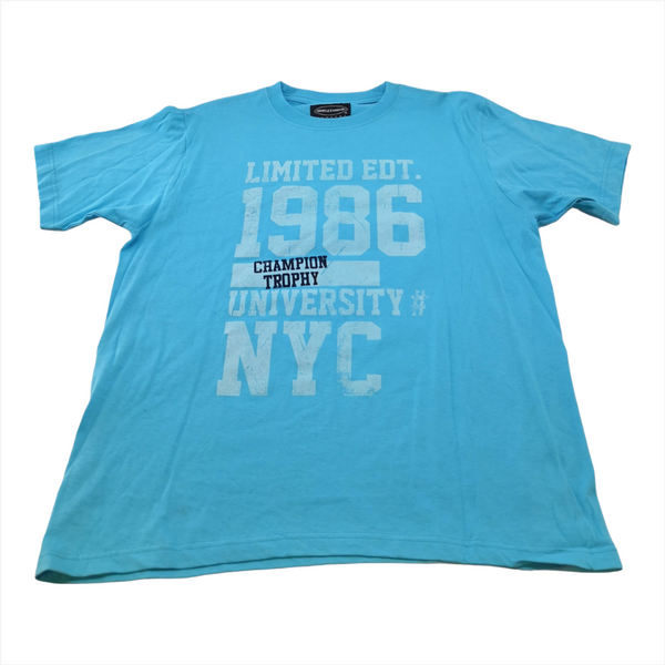 Playeras caballero cuello variado manga corta.