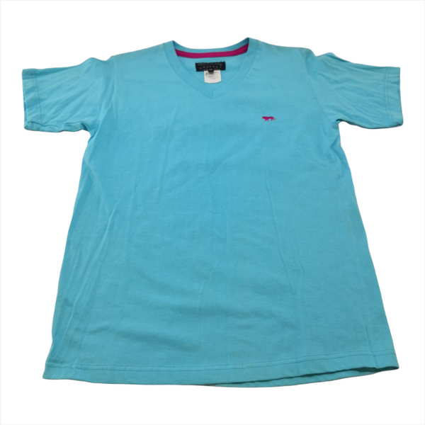 Playeras caballero cuello variado manga corta.