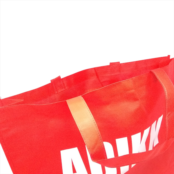 BOLSA GRANDE ZAPATERA ROJA RECICLABLE TIENDA CALZADO PAQ 10 PIEZAS