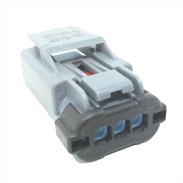 Ploga Conector Hembra 3 Pines Para Arnes Automotriz