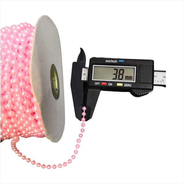 Carrete De Perlas Rollo Decoración Bisutería Fantasía 22m