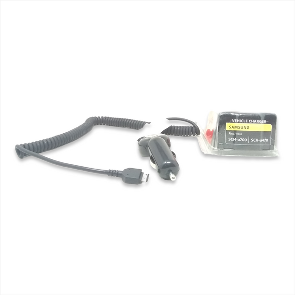 CARGADOR SAMSUNG PARA CELULAR CON ADAPTADOR PARA AUTO