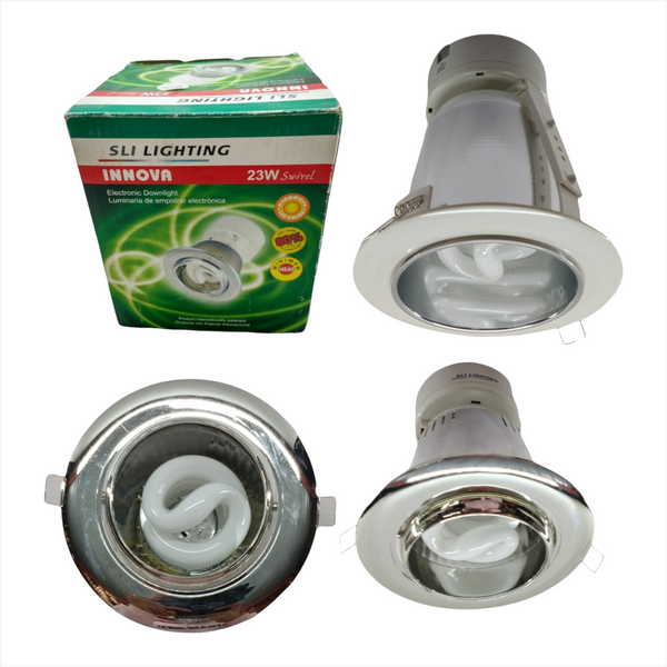 Lampara Plafon Iluminacion Sli Lighting 23w pack 3 pz