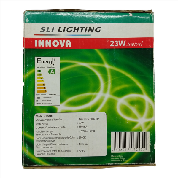 Lampara Plafon Iluminacion Sli Lighting 23w pack 3 pz