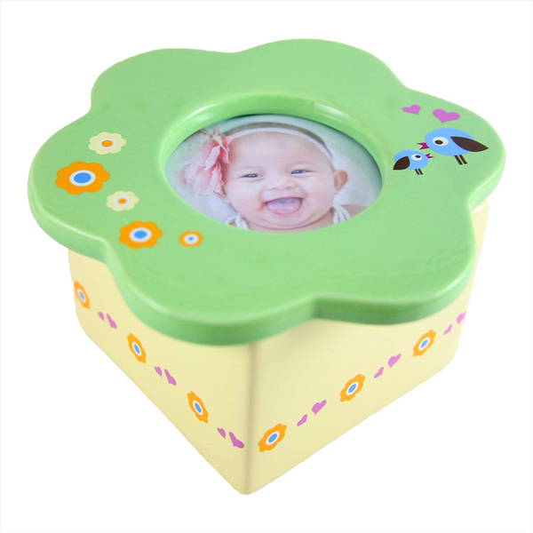 Caja Musical Niños alhajero Porta Retrato 13cms Tiny Tillia
