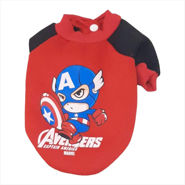 Ropa Perro Gato Sueter Mascota Super Heroes Talla Xl - 2xl