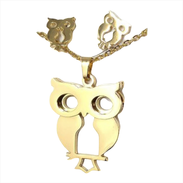 Bisuteria Kit Cadena Dije Aretes Figuras Animales