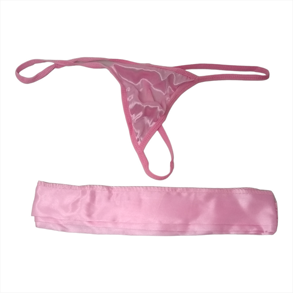 Lenceria Babydoll Mujer Juego De Bata Cinturon Y Tanga Ropa