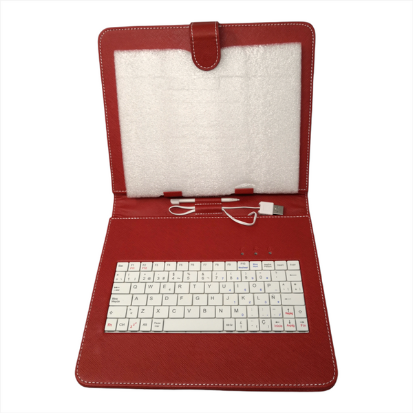 Funda Con Teclado Y Lapiz Para Tablet 8 Shl-28 Universal
