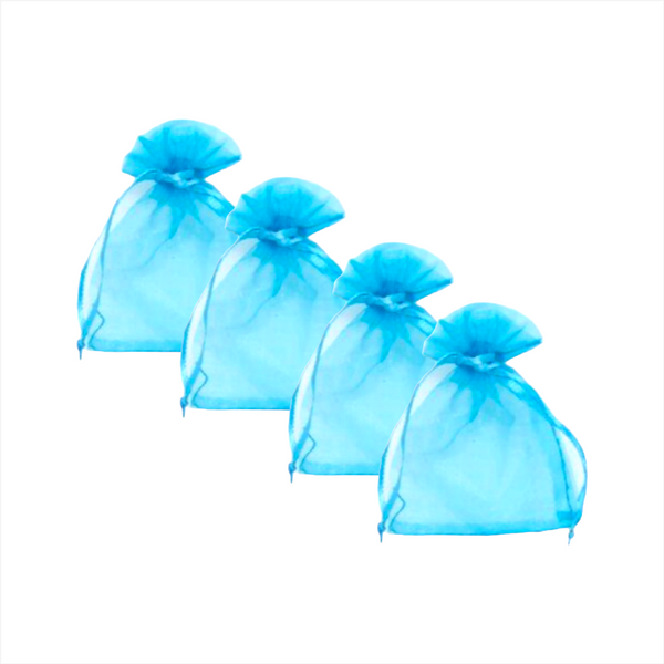 Bolsa Tela Organza 3x4 Paquete 12 Pzas.