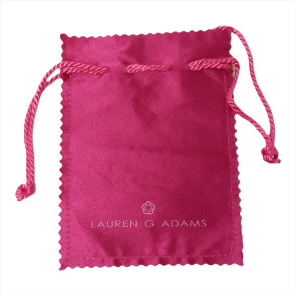 Bolsa morral de tela para joyeria colores diversos 10pzas