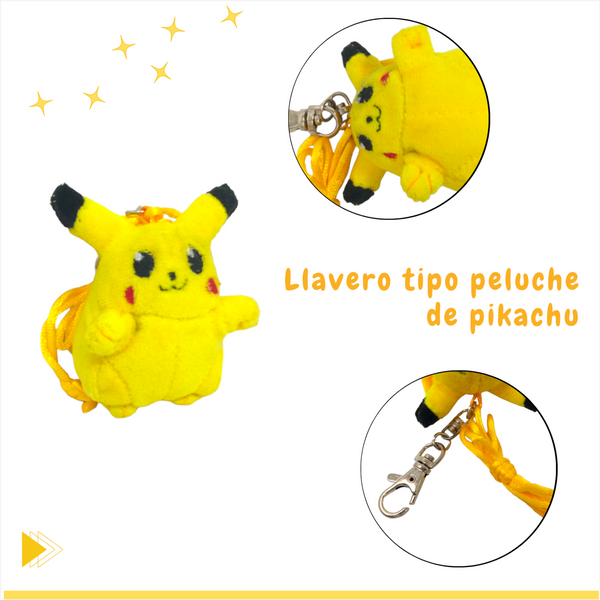 12 LLAVERO POKEMON PIKACHU