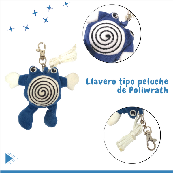 Llavero de pokemon pikachu Poliwrath