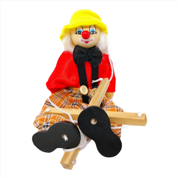 Marioneta títere didáctica juguete hilos infantil artesanal