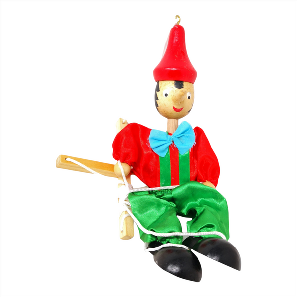 Marioneta títere didáctica juguete hilos infantil artesanal